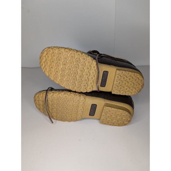 L.L.Bean Duck Boots Women's 7 N Shearling Lined Low Cut Slip-On Maine USA - Picture 5 of 14